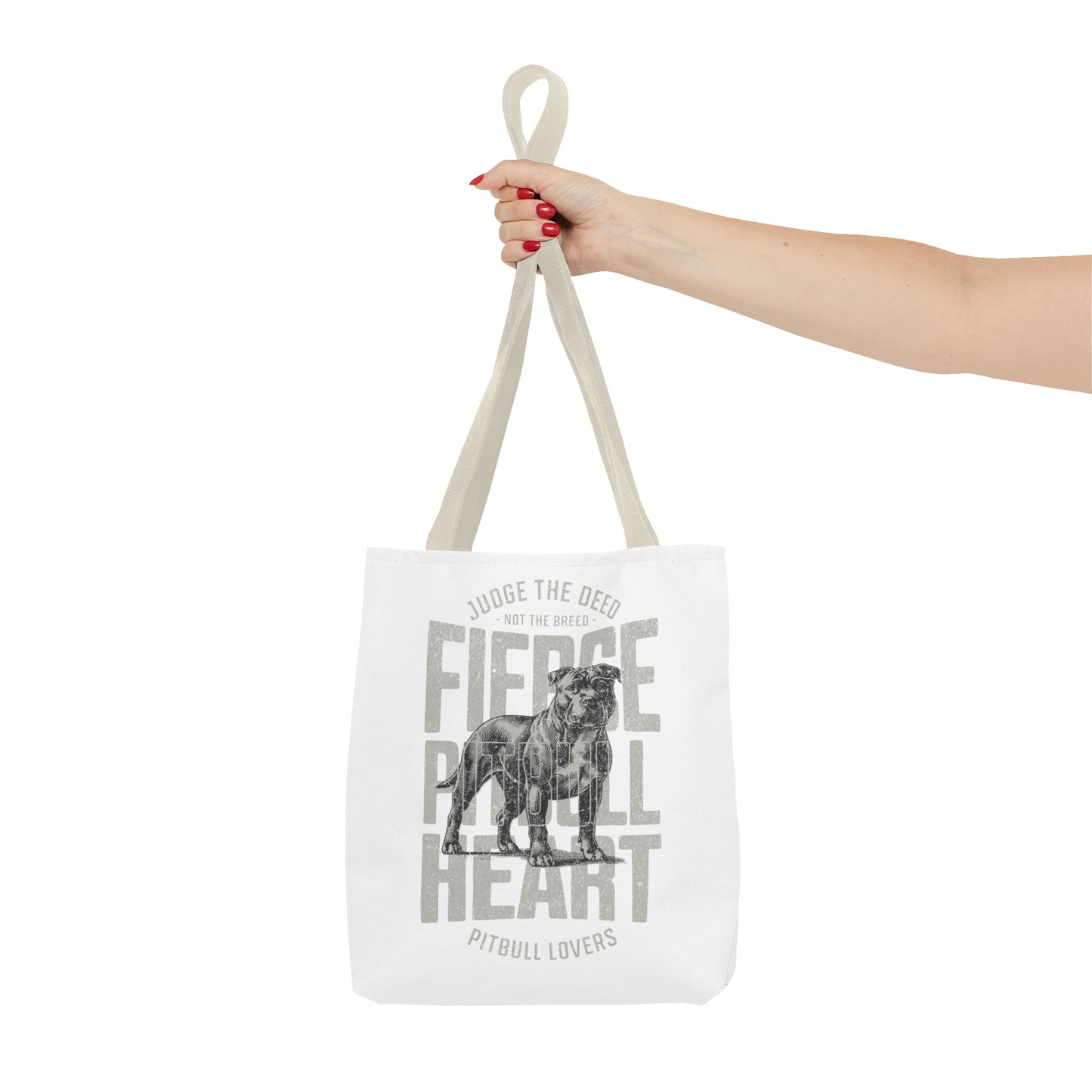 Pit Bull Tote  workout, school, store Bag (AOP)