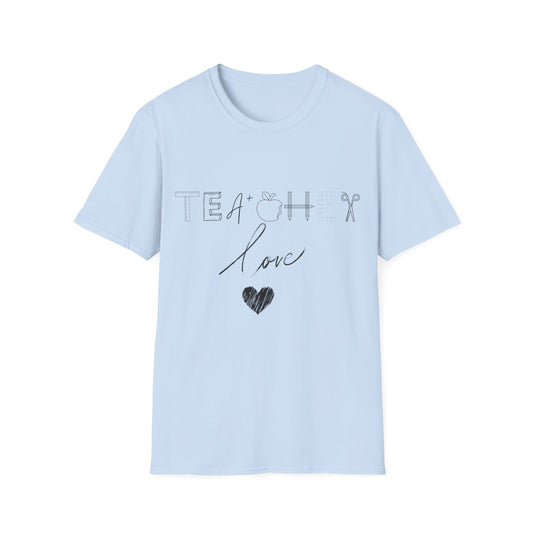 Simple Teacher Love  T-Shirt