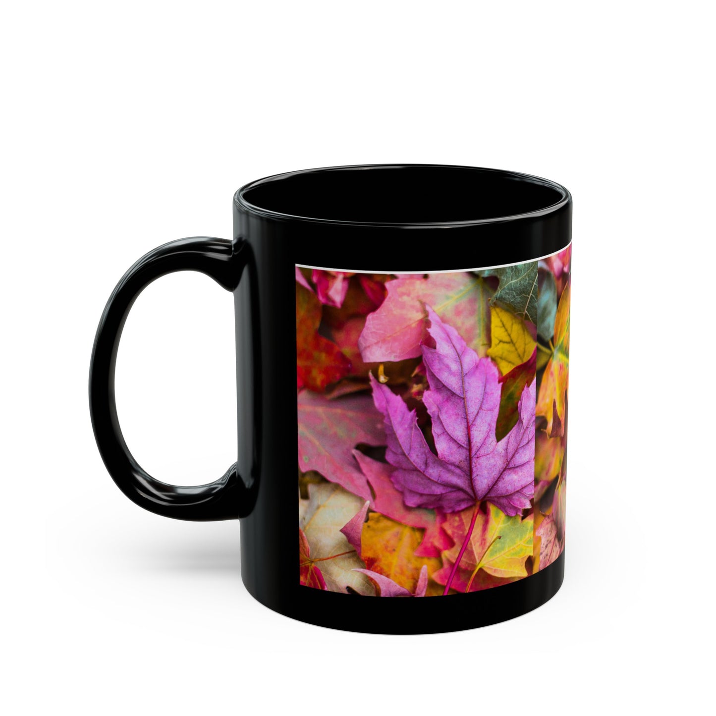 Autumn - Inspired Black, Ceramic Coffee Mug (11oz, 15oz)