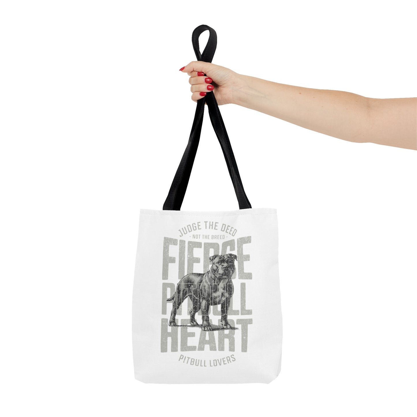 Pit Bull Tote  workout, school, store Bag (AOP)