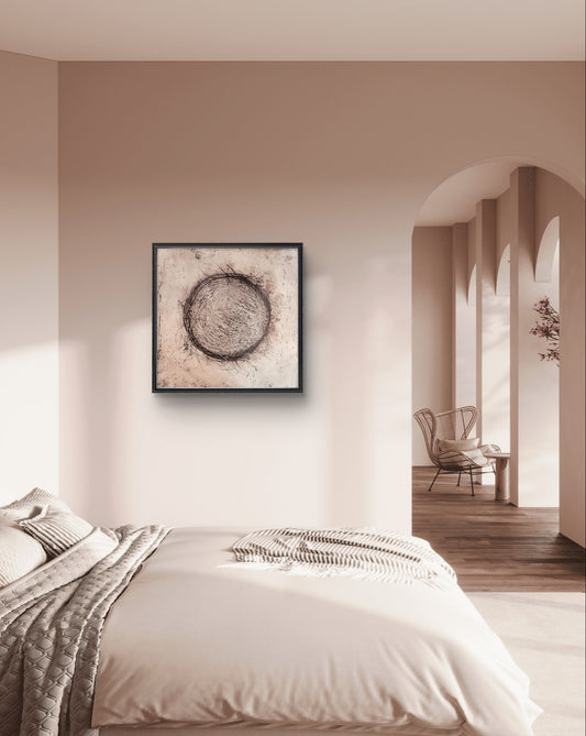 Canvas Art Print - Encaustic Nature Painting by Lisa Jennings