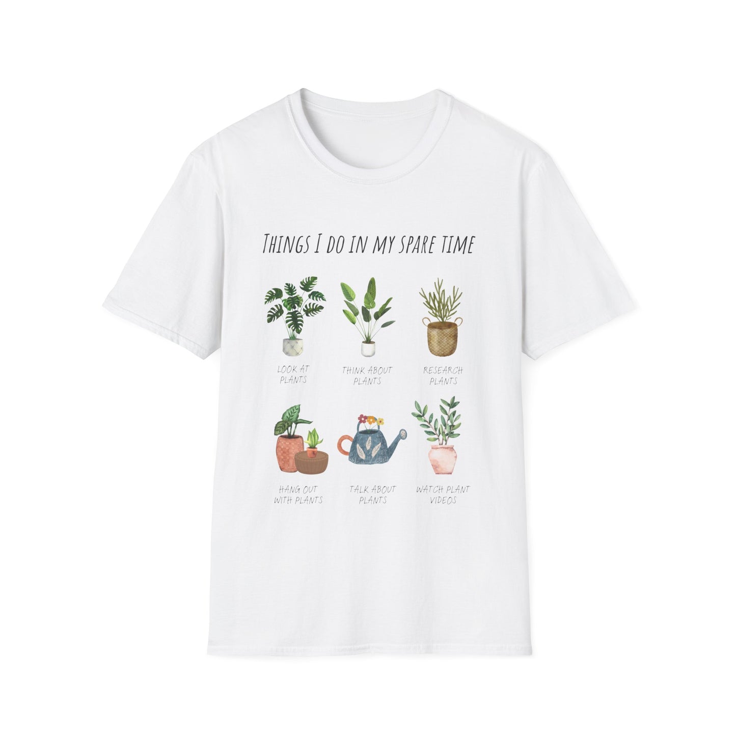 gardening, for mom, daughter Unisex Softstyle T-Shirt   featuring a plant-inspired design