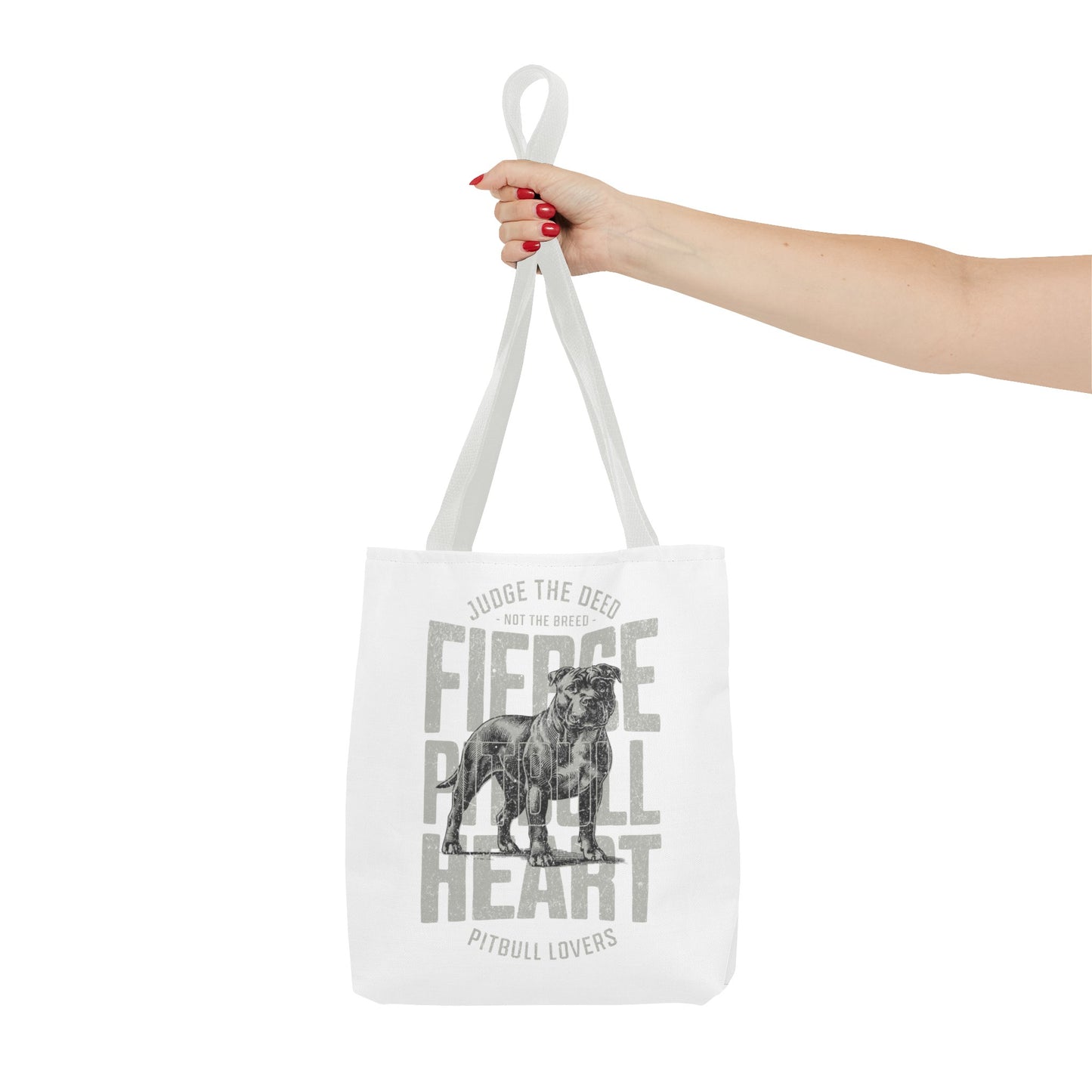 Pit Bull Tote  workout, school, store Bag (AOP)