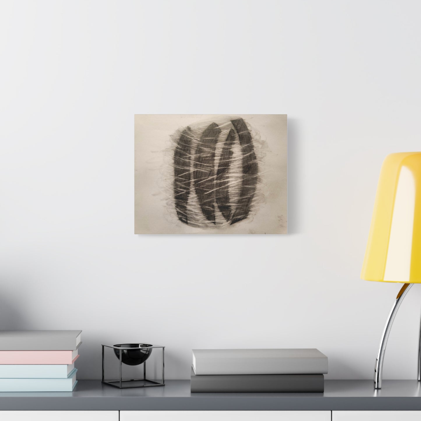 Line Drawing by Art Canvas Wall Art, Abstract Decor, Modern Home Design, Unique Gift for Art Lovers, Gallery Style Print