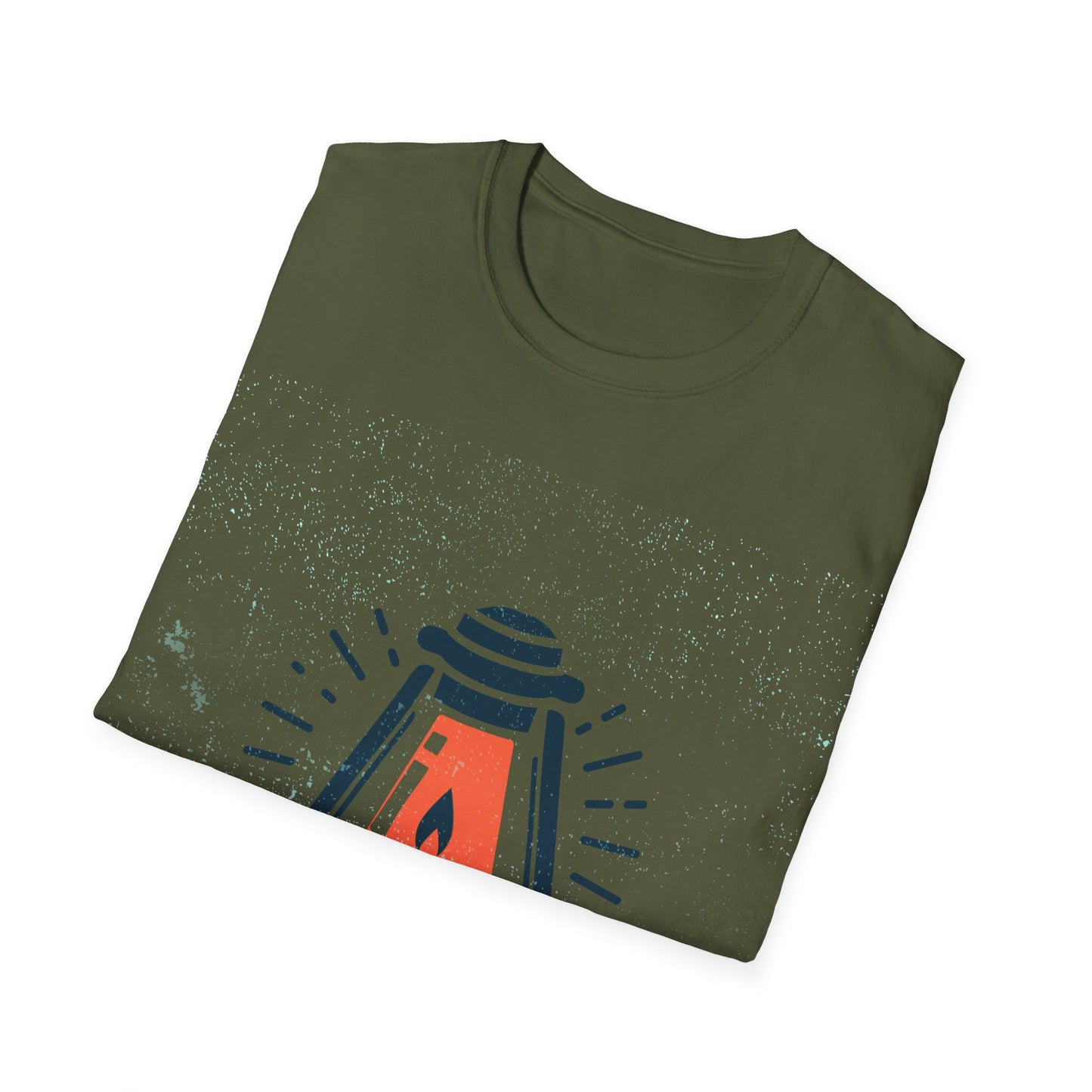 LOVE NATURE, HIKING, CAMPING T-Shirt with an outdoor lantern, scouts, all  theme