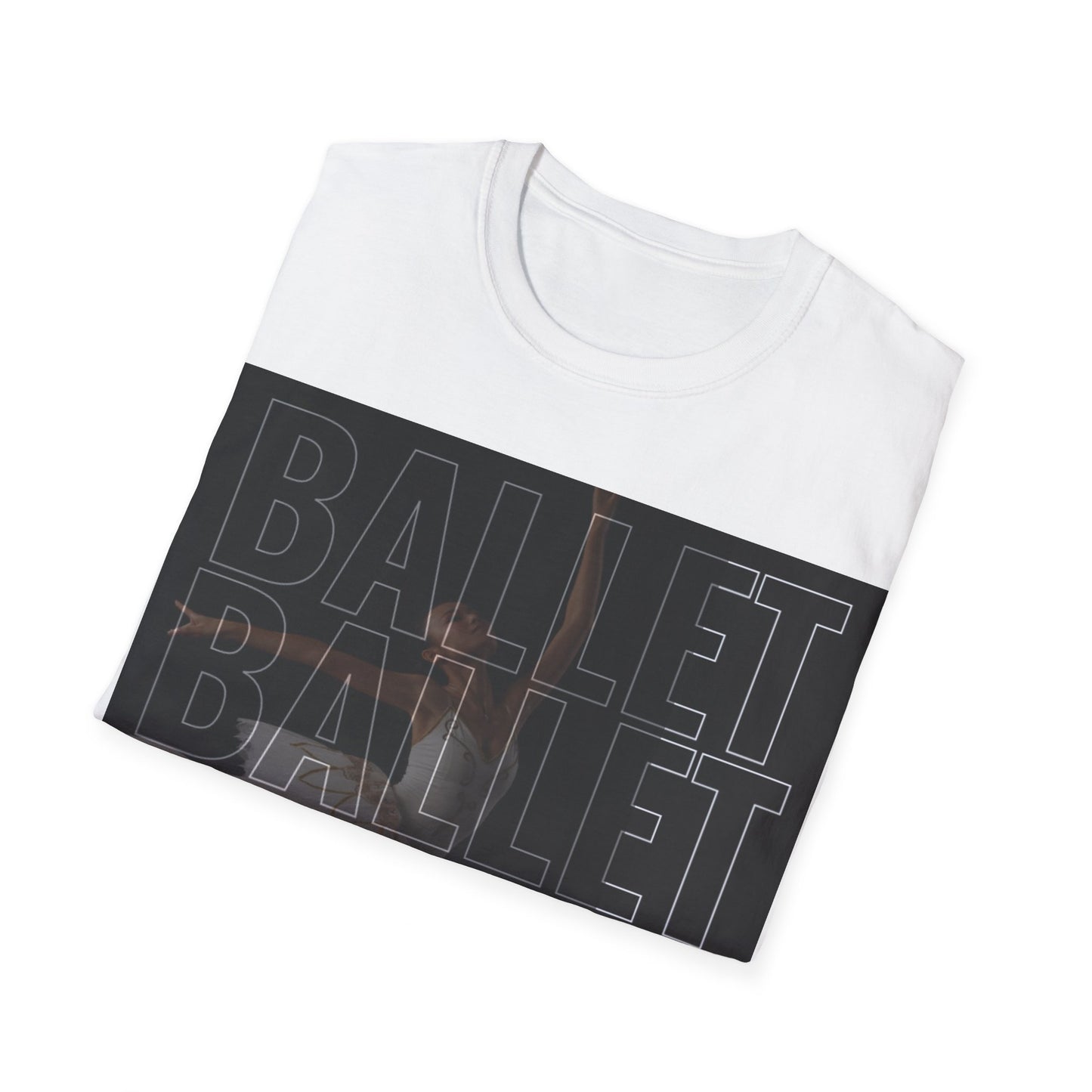 Black Tshirt dancer ballerina T-Shirt