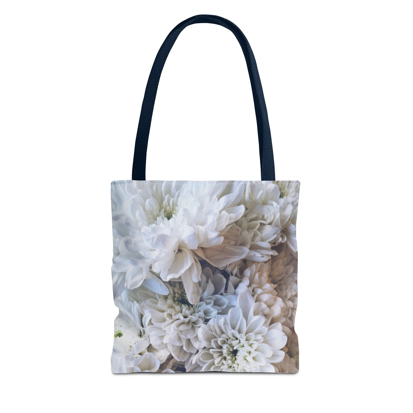 For mom, daughter, floral, White Flowers Tote workout school bag