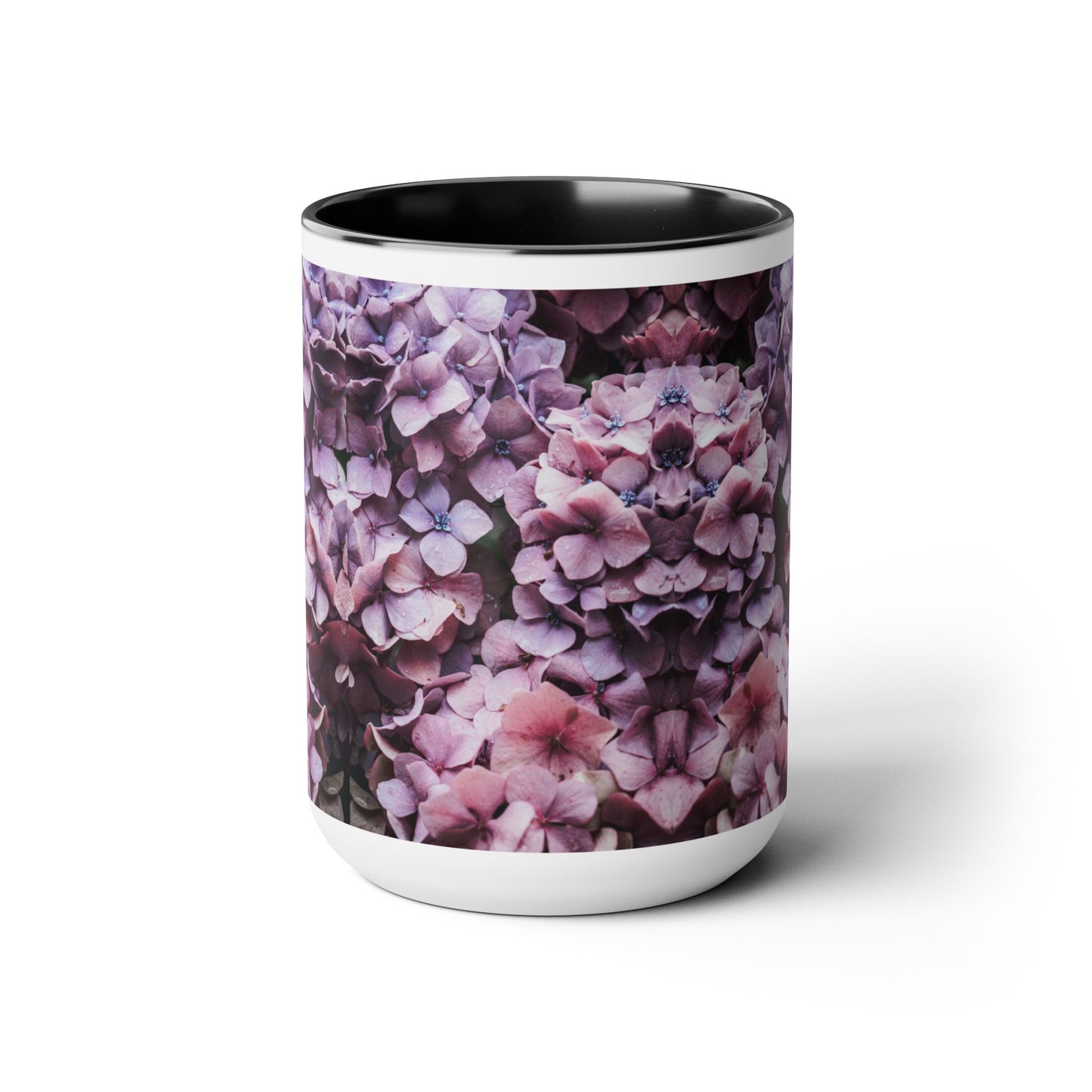 Stunning floral-inspired coffee mug, 15oz