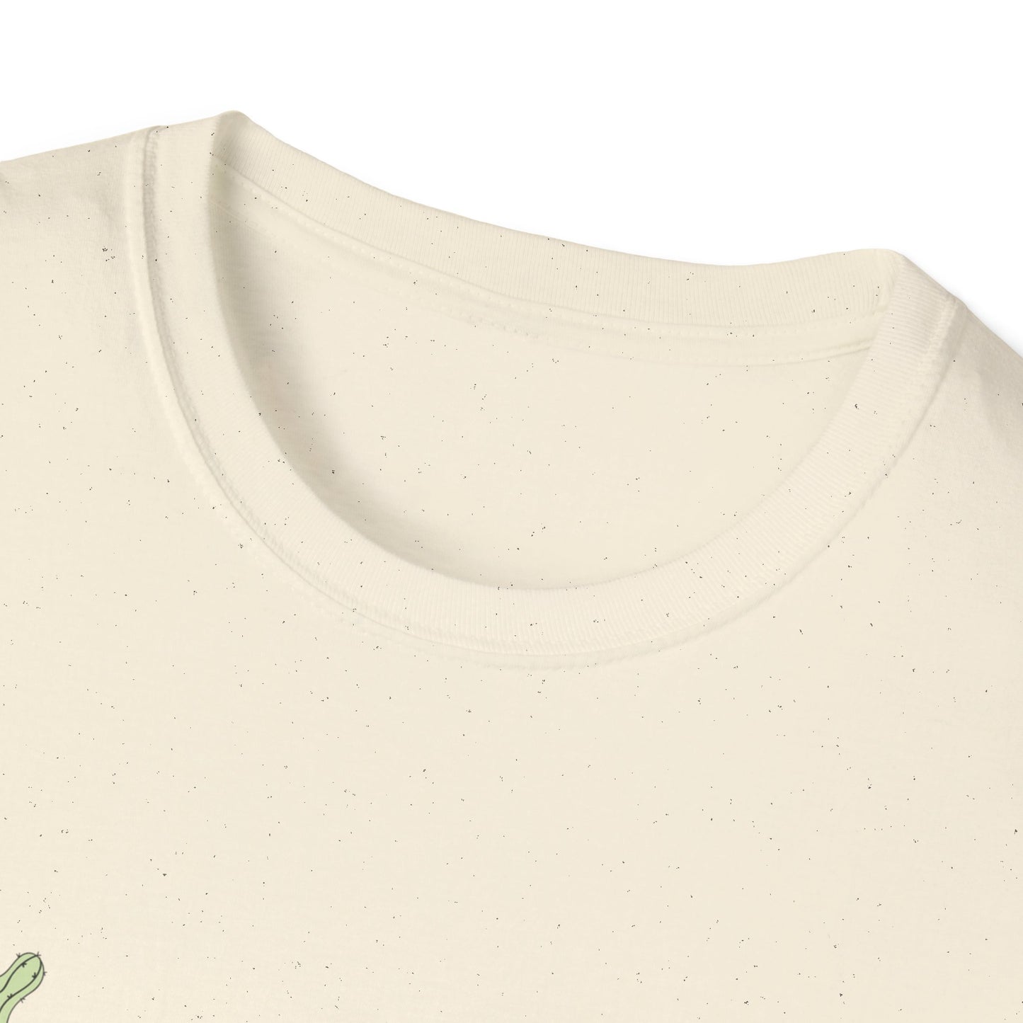 Unisex Softstyle T-shirt featuring a plant-inspired design and cactus drawings