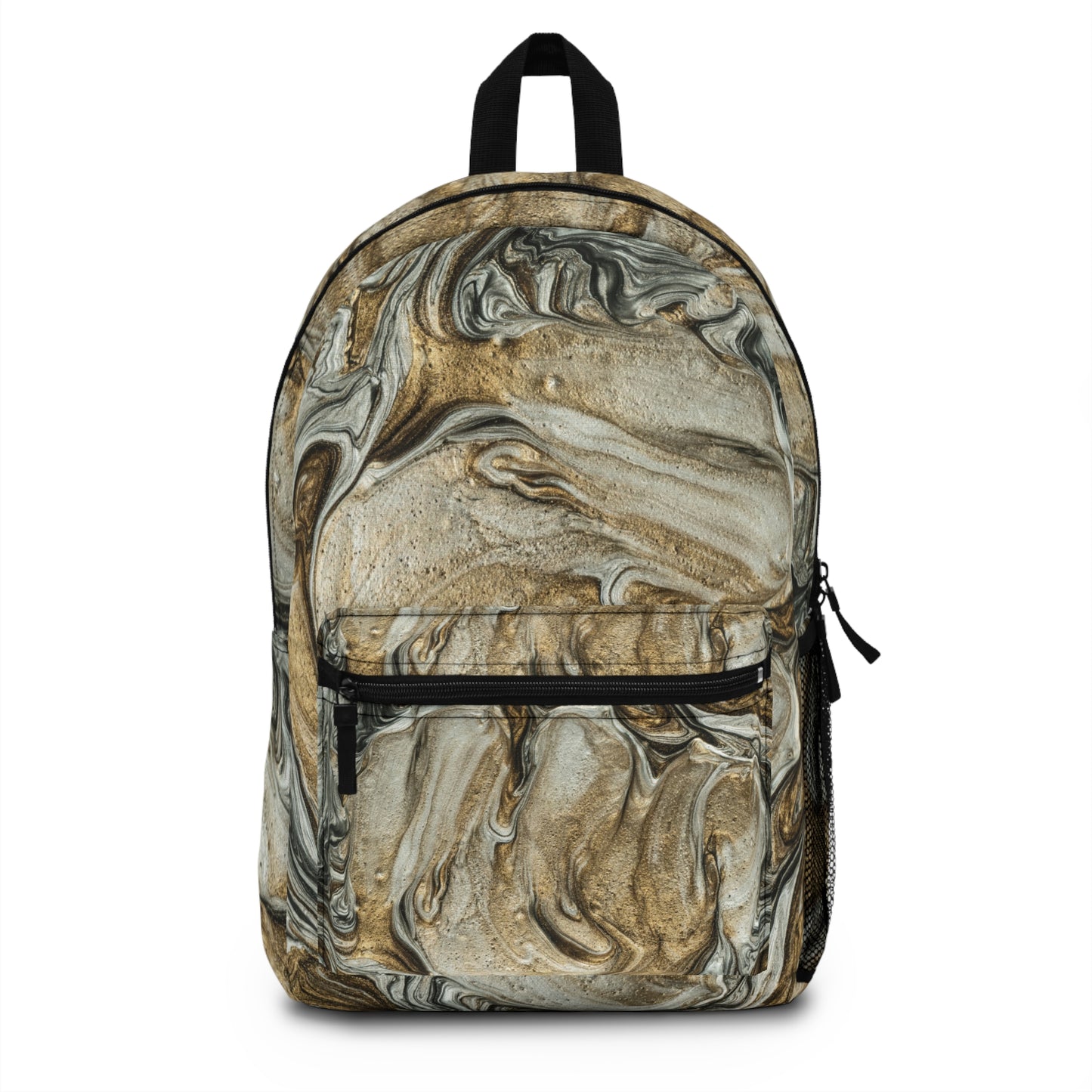 Thick Gold Paint Illusion Backpack