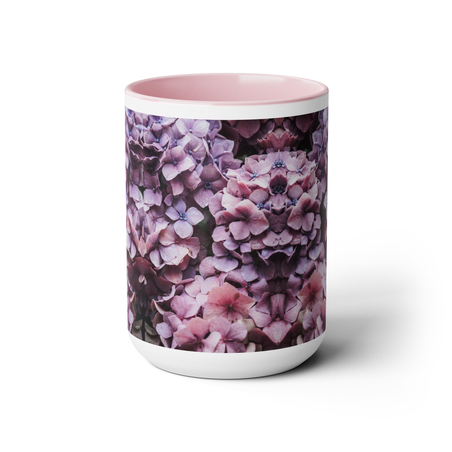 Stunning floral-inspired coffee mug, 15oz