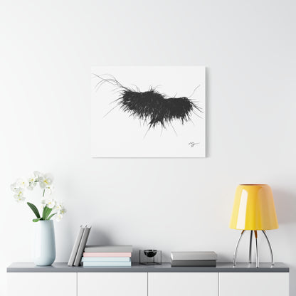 Canvas Print - Abstract Line Drawing Birds in Flight by Lisa Jennings