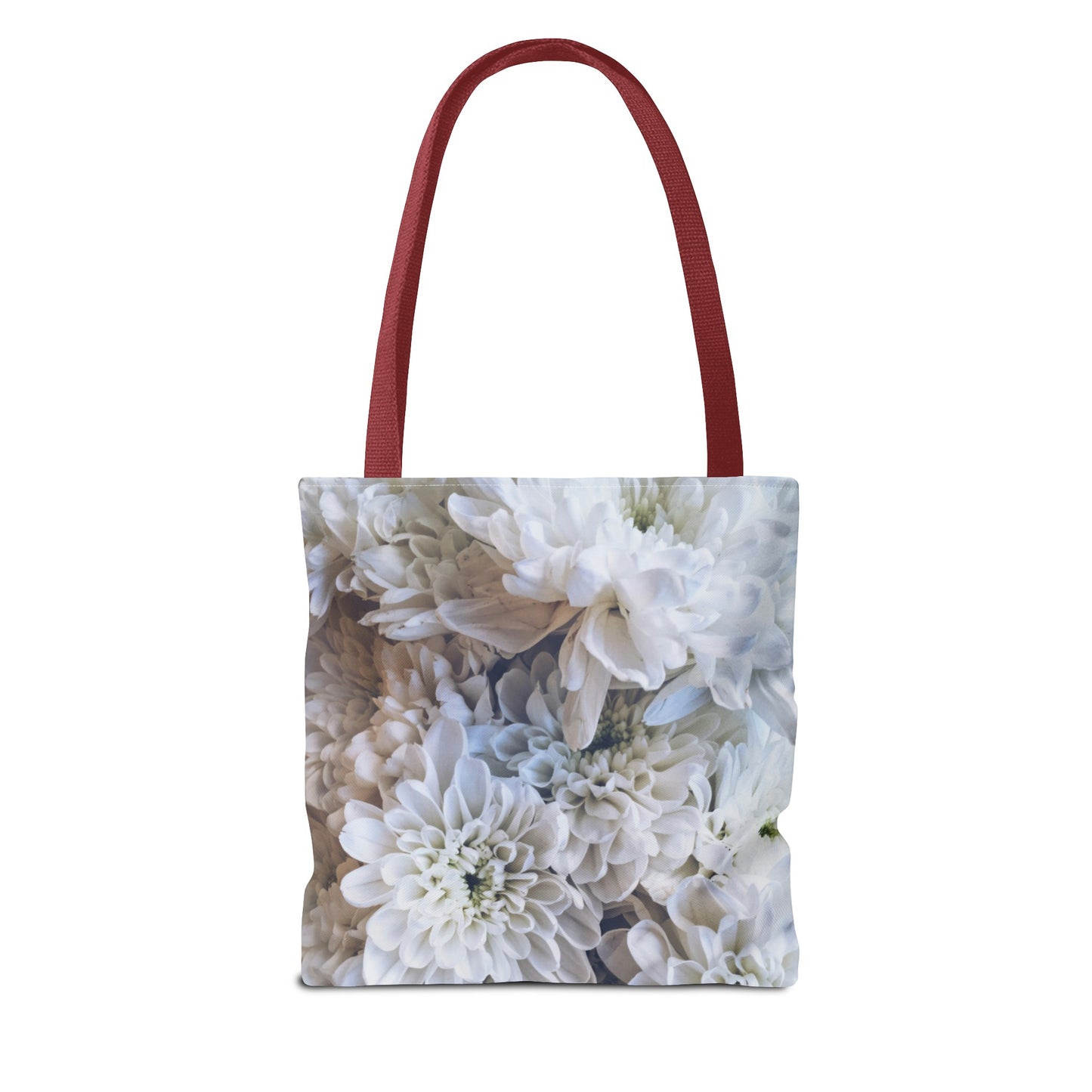 For mom, daughter, floral, White Flowers Tote workout school bag