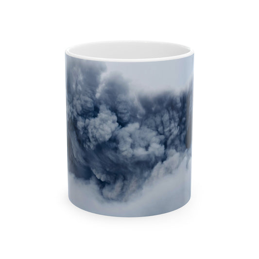 Billowing Clouds- Ceramic Mug, for birthday, graduate, mom, dad