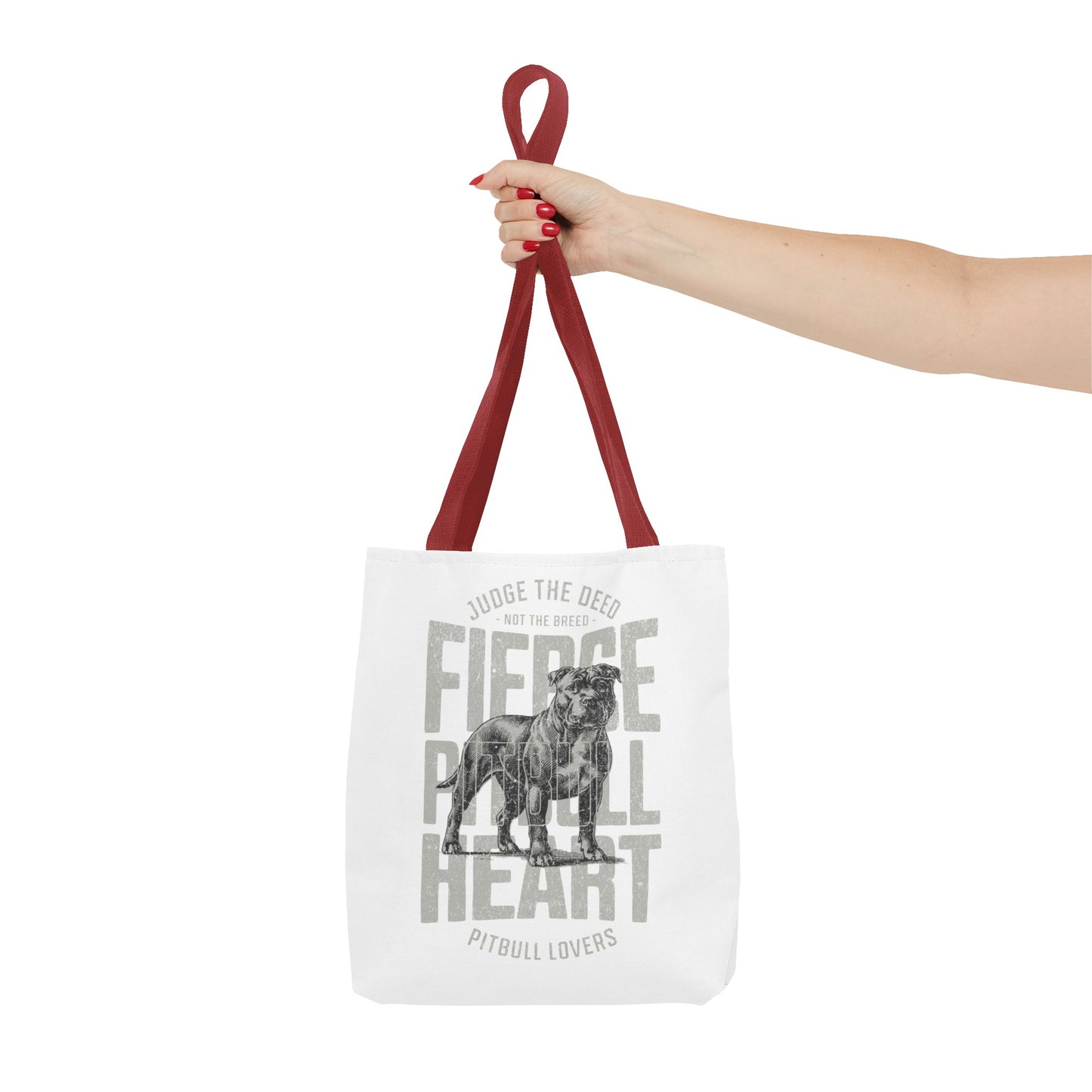 Pit Bull Tote  workout, school, store Bag (AOP)