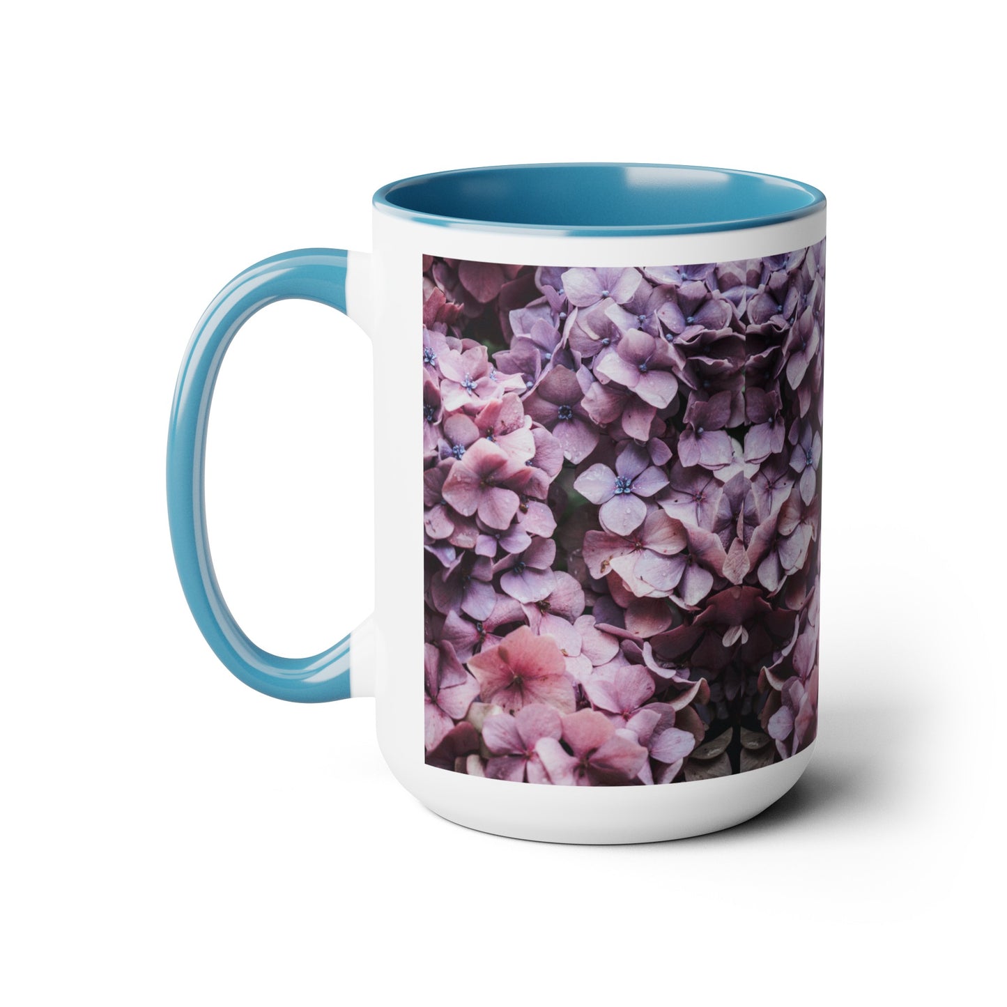 Stunning floral-inspired coffee mug, 15oz