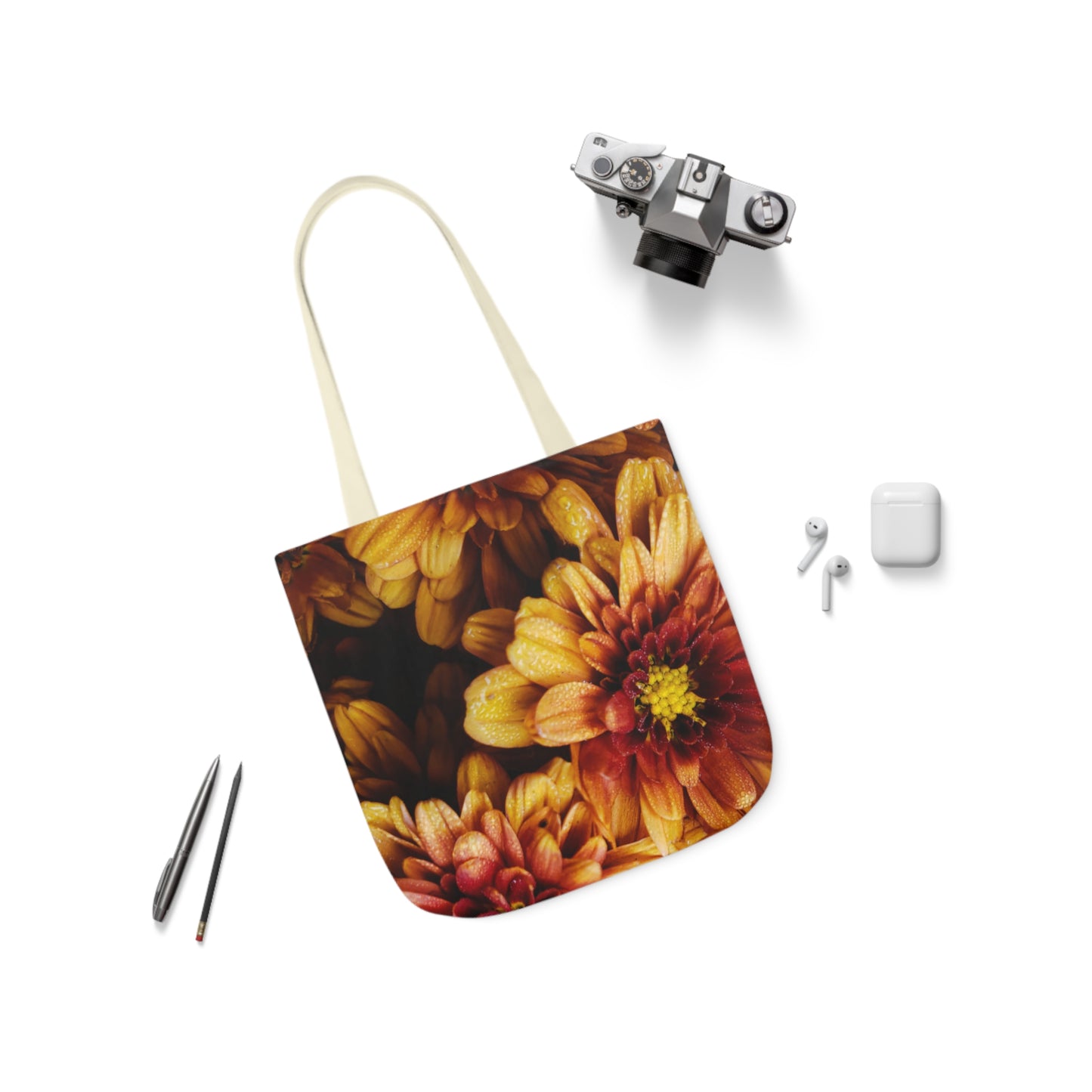 Canvas Tote Bag, 5-Color Straps