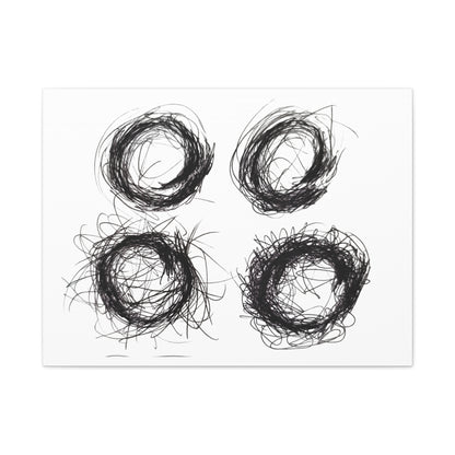 Line Drawing Wall Art, Modern Minimalist Decor, Home Office Artwork, Gift for Art Lovers, Contemporary Wall Hanging by artist Lisa Jennings