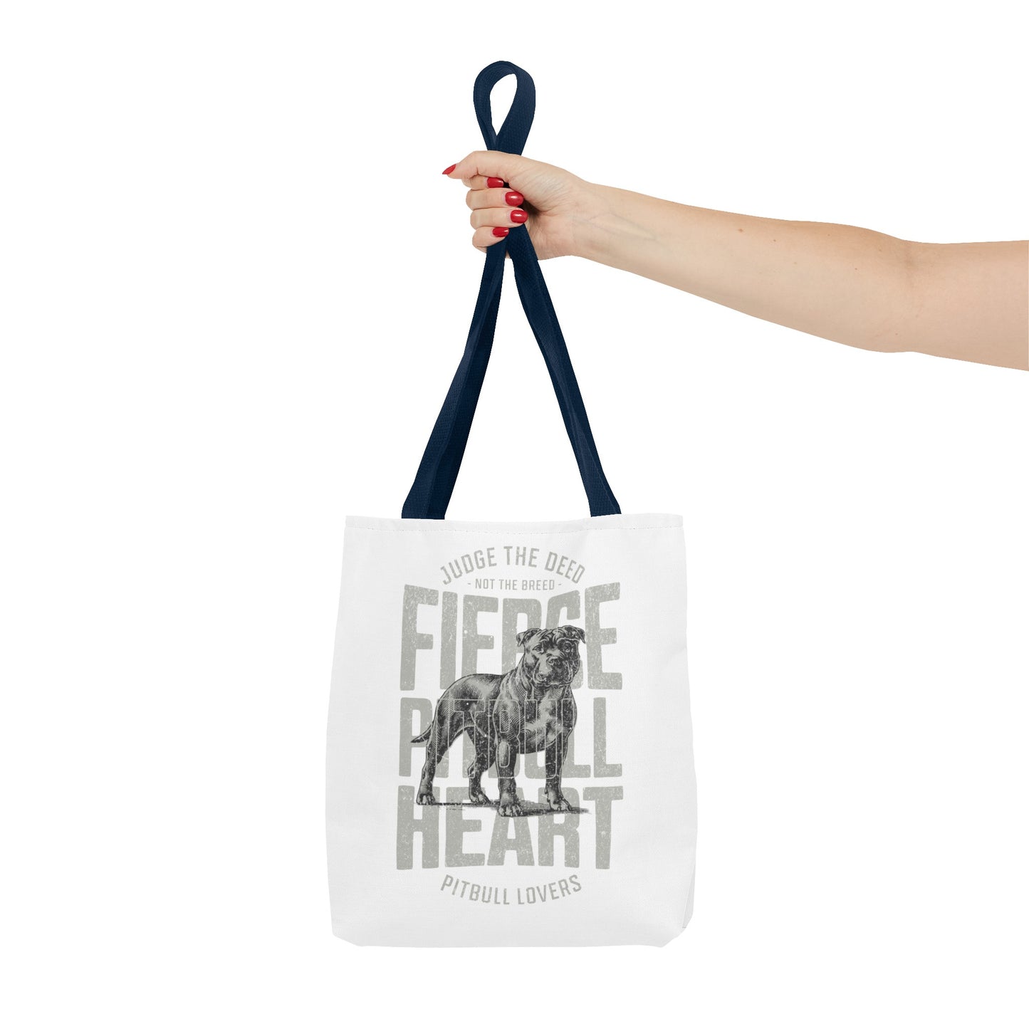 Pit Bull Tote  workout, school, store Bag (AOP)