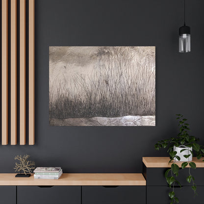 Encaustic Landscape Wall Art, Abstract Nature Decor, Modern Home Accent, Minimalist Design, Perfect for Living Room, Office, Gallery