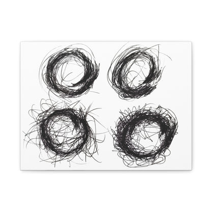 Line Drawing Wall Art, Modern Minimalist Decor, Home Office Artwork, Gift for Art Lovers, Contemporary Wall Hanging by artist Lisa Jennings