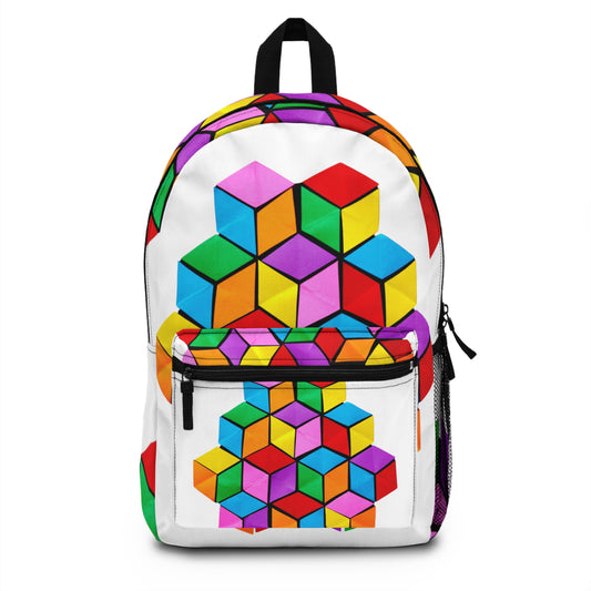 Stacked Colorful Blocks Backpack