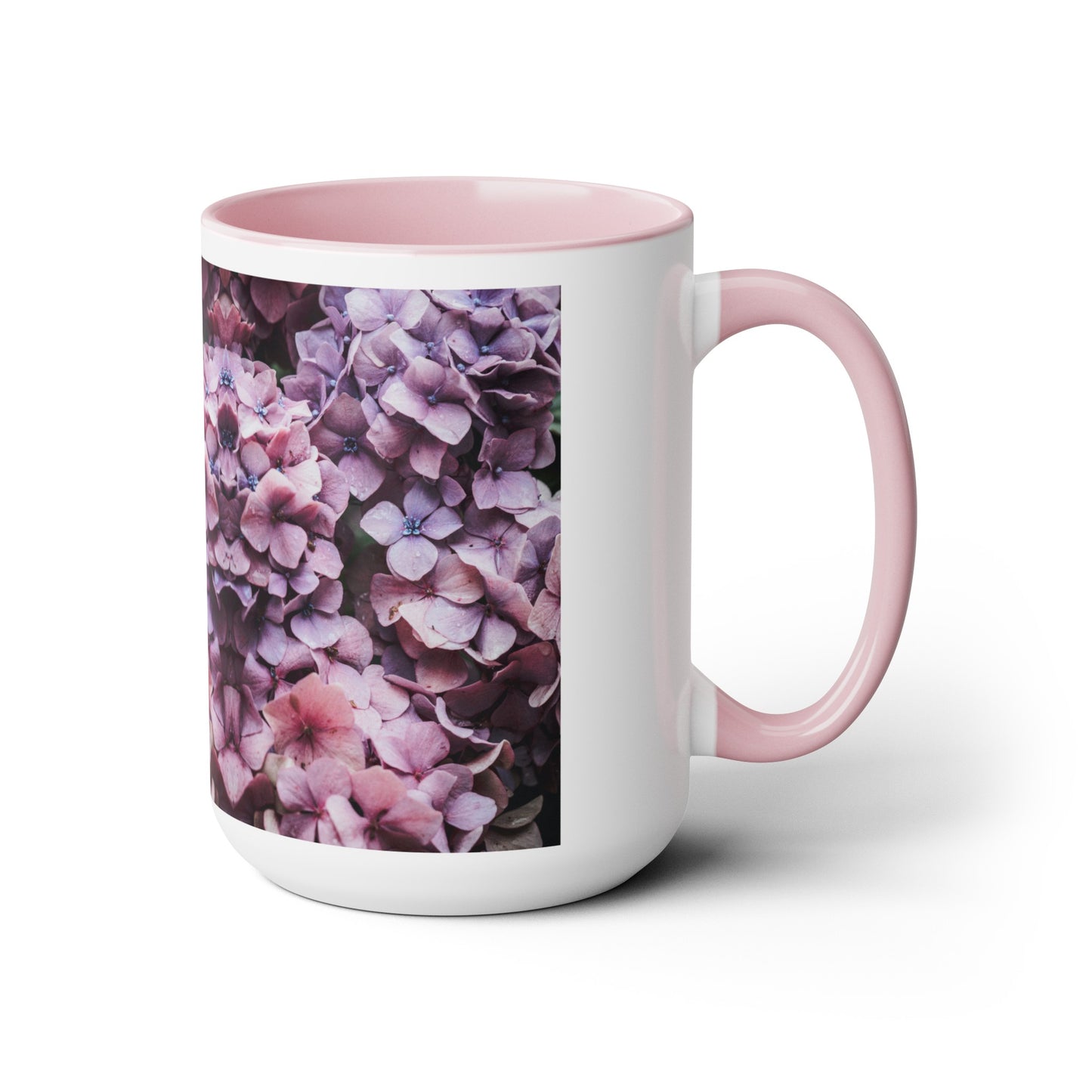 Stunning floral-inspired coffee mug, 15oz