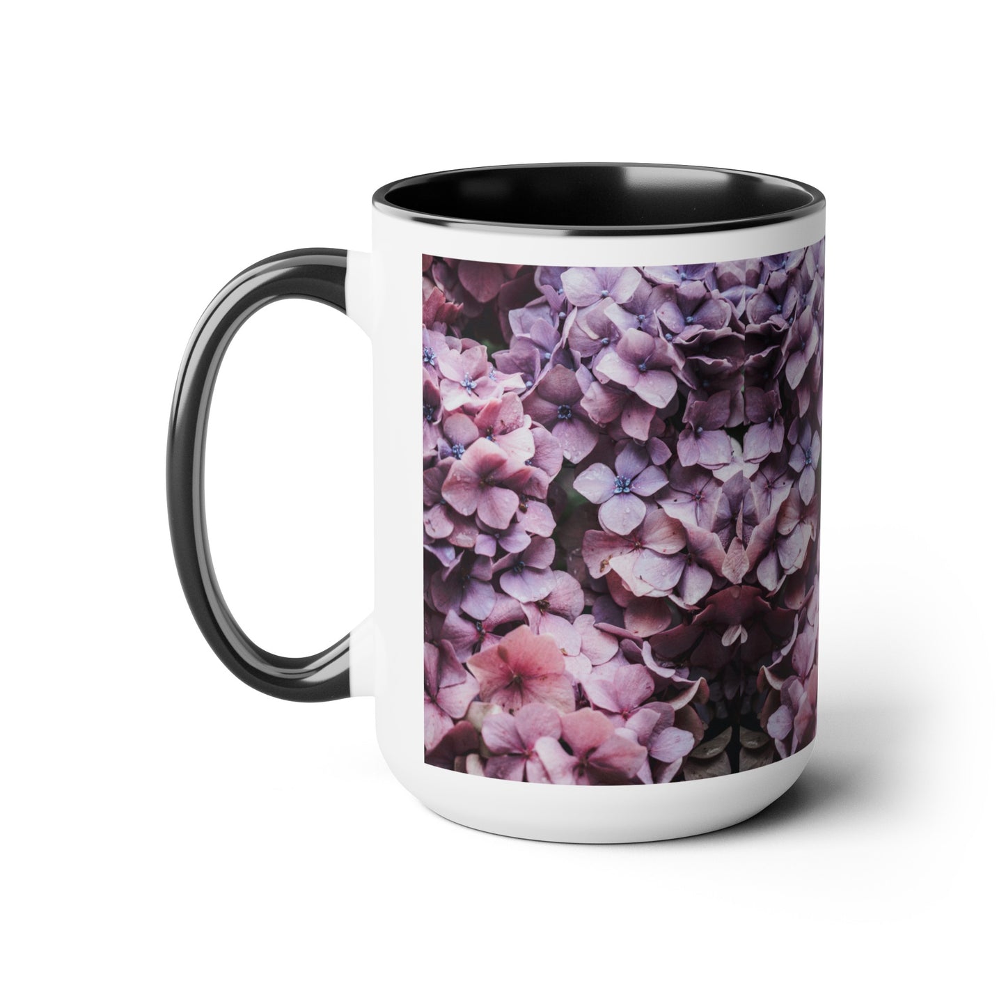 Stunning floral-inspired coffee mug, 15oz