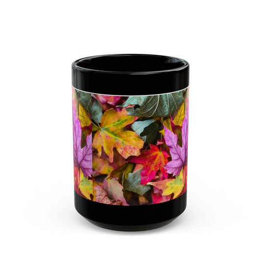 Autumn - Inspired Black, Ceramic Coffee Mug (11oz, 15oz)