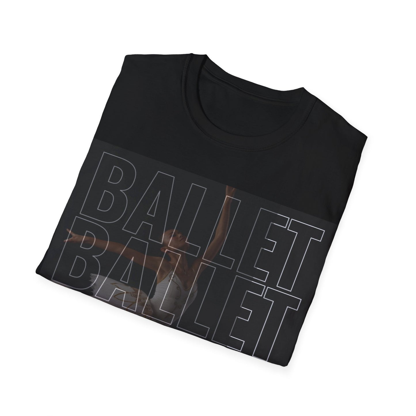 Black Tshirt dancer ballerina T-Shirt