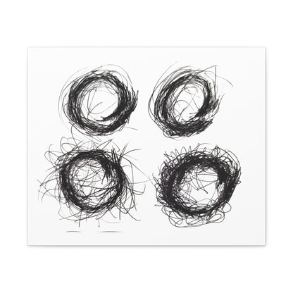 Line Drawing Wall Art, Modern Minimalist Decor, Home Office Artwork, Gift for Art Lovers, Contemporary Wall Hanging by artist Lisa Jennings
