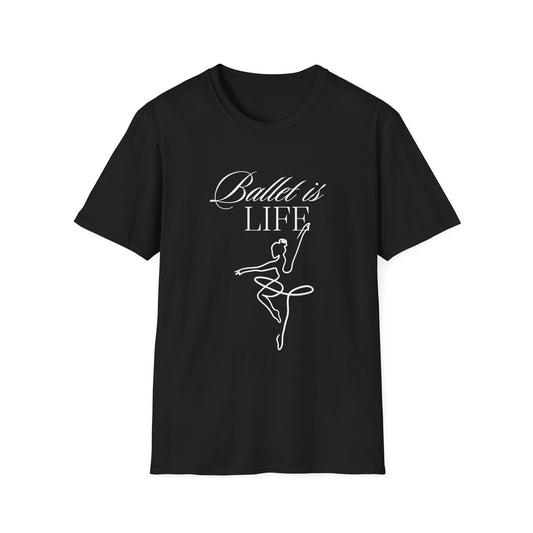 Black and white tshirt  dancer  ballet T-Shirt