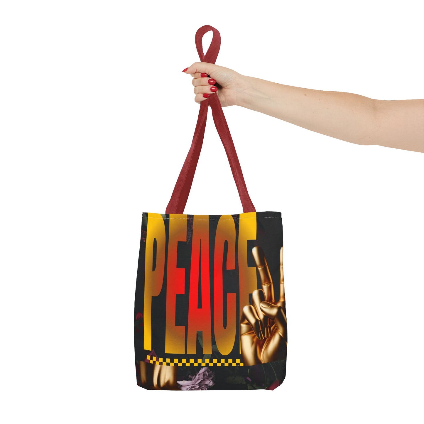 Peace Tote Bag for groceries, workout, school