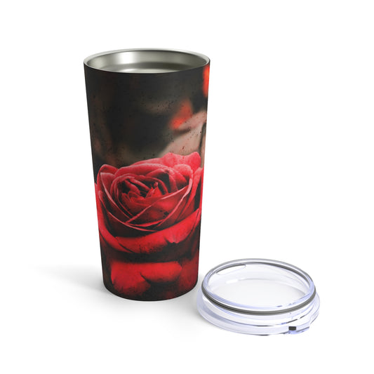 Rose coffee , tea Tumbler 20oz gift for mom, graduate, everyone for tea and coffee