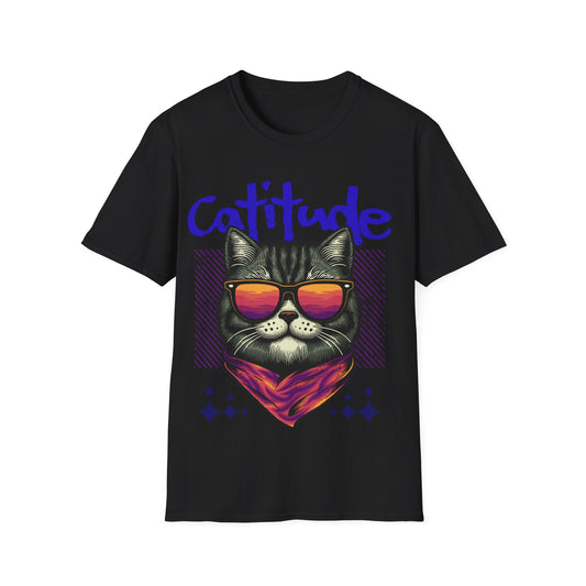 Whimsical Cat cute  T-Shirt