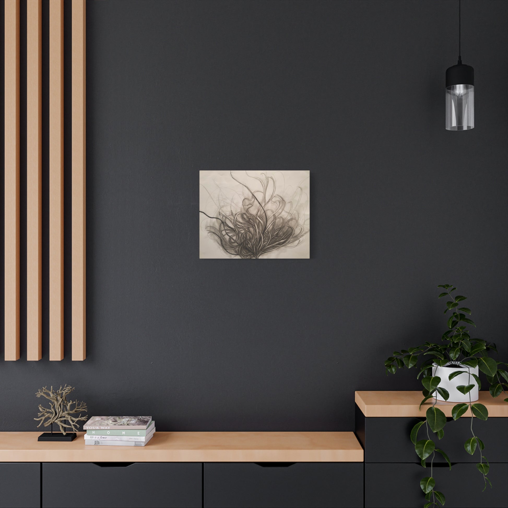 Canvas Art Print - Nature Drawing by Lisa Jennings