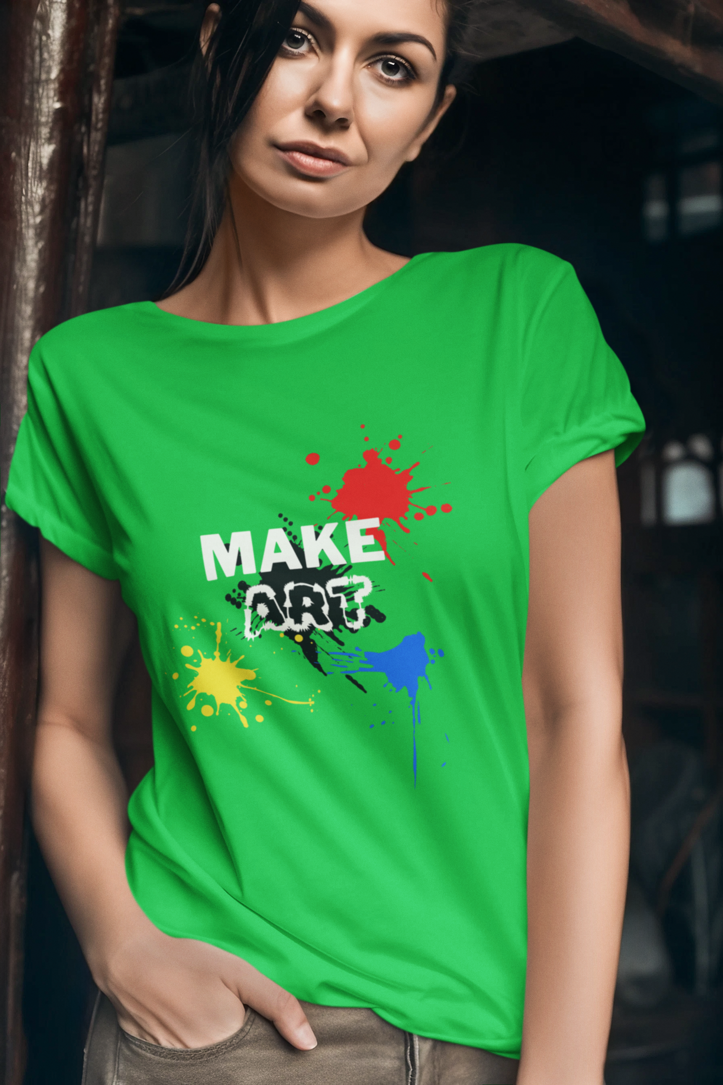 MAKE ART T-Shirt FOR STUDENT, SON, DAUGHTER, ARTIST